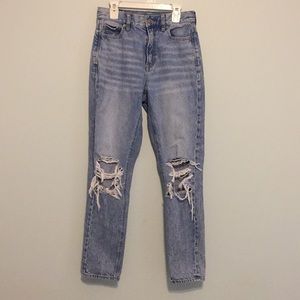 American Eagle Ripped Mom Jeans
